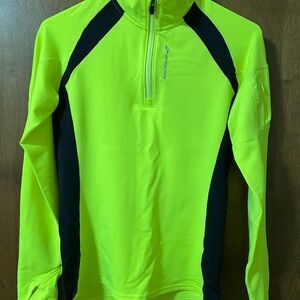 NWOT Brooks Nightlife half zip running shirt